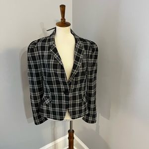 NWT Express plaid blazer size 10